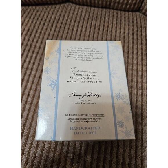 Hallmark Keepsake Frostlight Faeries, Too Baby Floriella Christmas Ornament - Picture 4 of 4